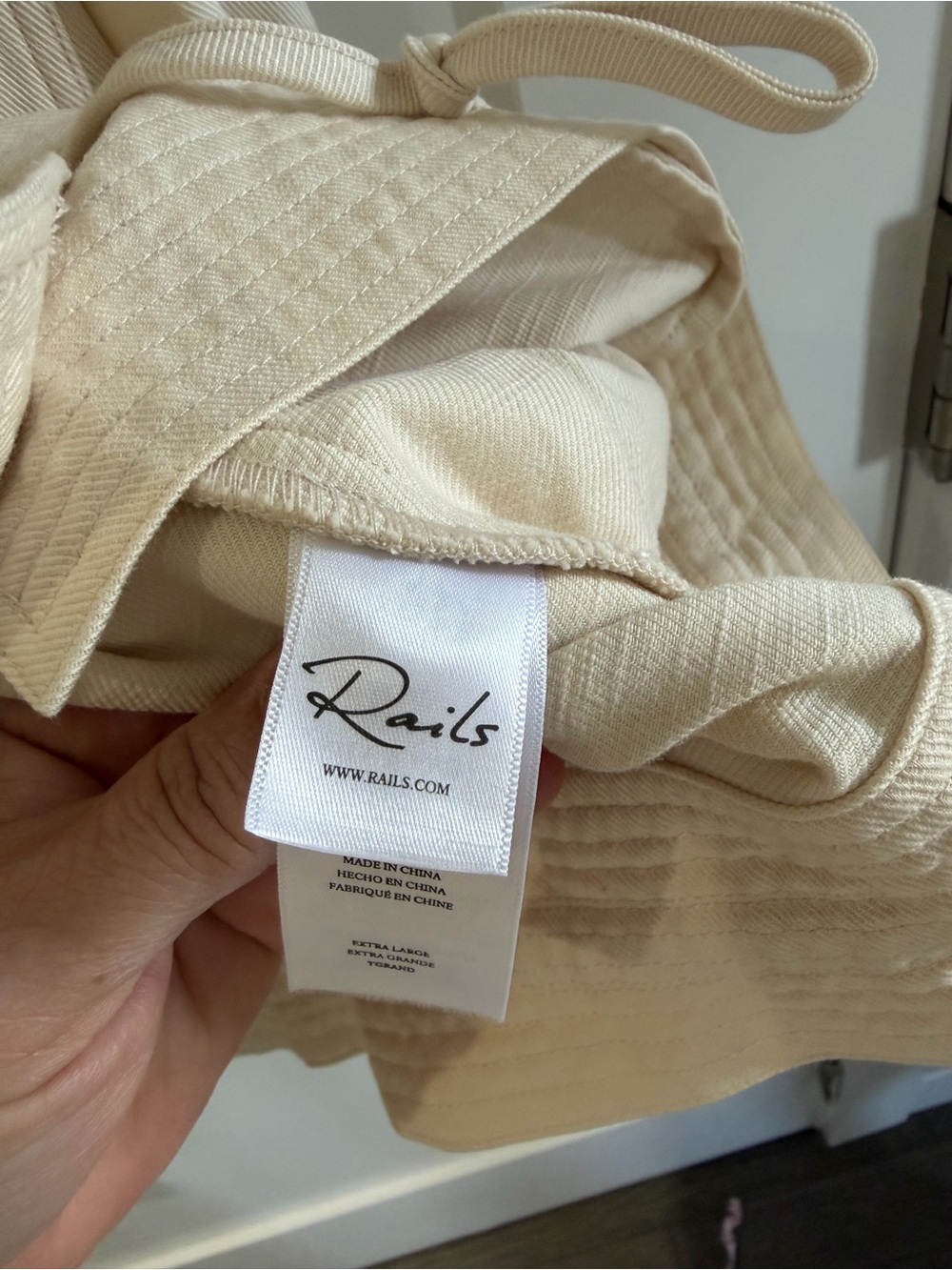 Rails Cream Utility Jacket with Drawstring Hem - Picture 7 of 10
